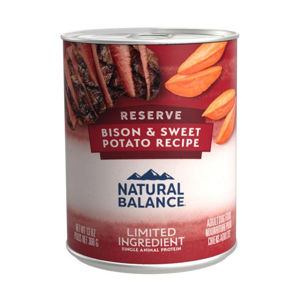Natural Balance D Can LID Bison & Sweet Potato 13oz