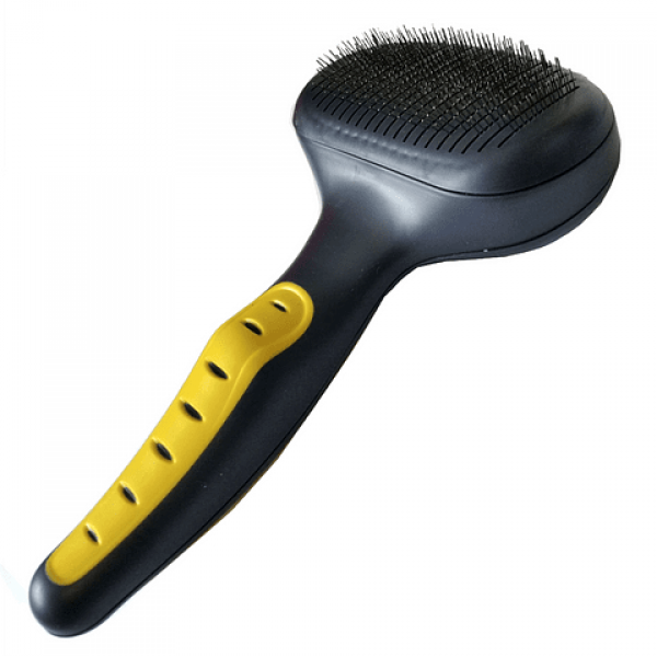 JW D Self Cleaning Slicker Brush