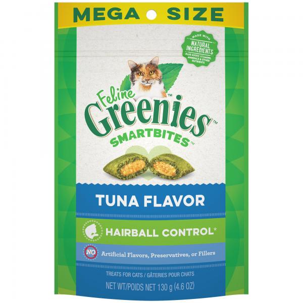 Greenies Cat Smartbites Hairball Tuna 4.6oz