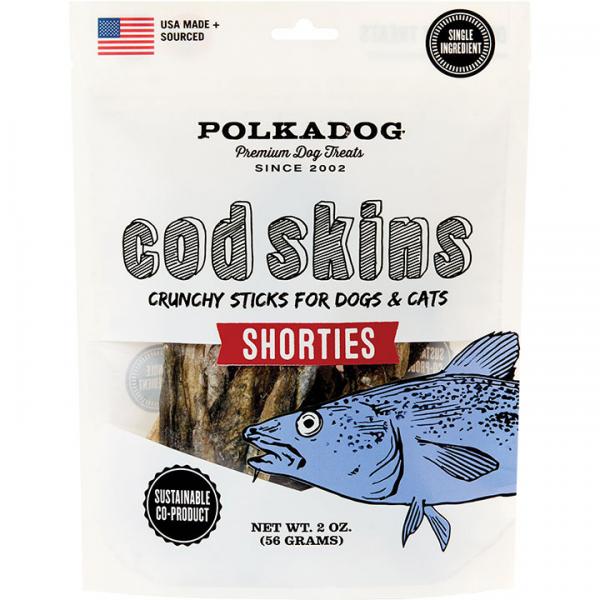 Polka Dog Cod Skins Shorties 2oz