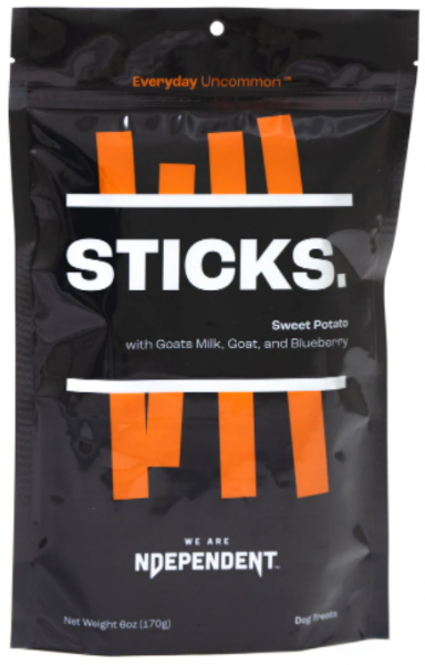 Ndependent D Sticks: Sweet Potato with Goat's Milk, Goat & Blueberry 6oz