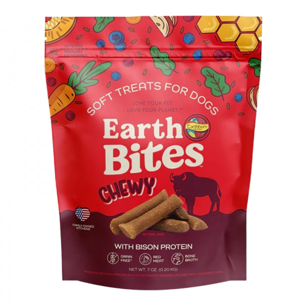 Earthborn D GF Earthbites Chewy Bison 7oz