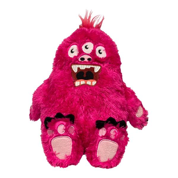 FabDog D Fluffy Monster Pink L