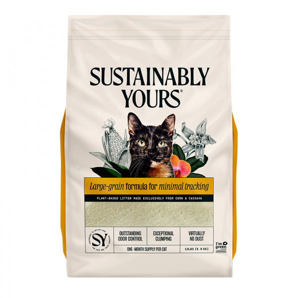 Sustainably Yours C Large Grain Litter 13lb