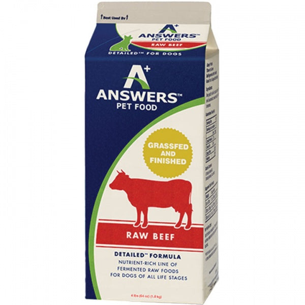 Answers D Raw Detailed Beef 4lb