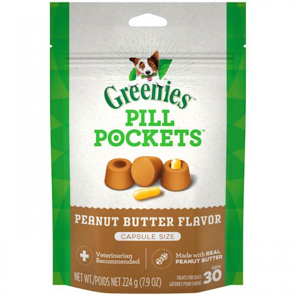 Pill Pockets Dog Peanut Butter Large 7.9oz