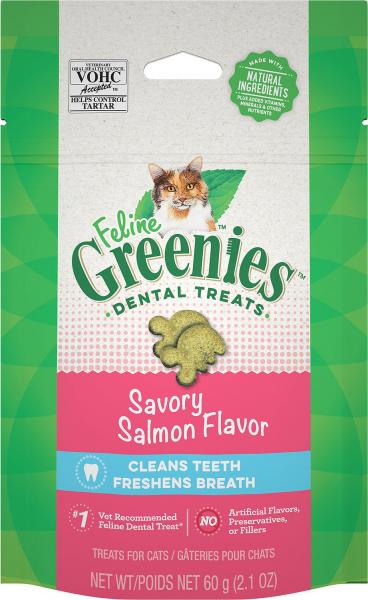 Greenies Cat Salmon Dental Treats 2.1oz