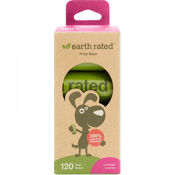 Earth Rated D Scented Poop Bags 8 Rolls
