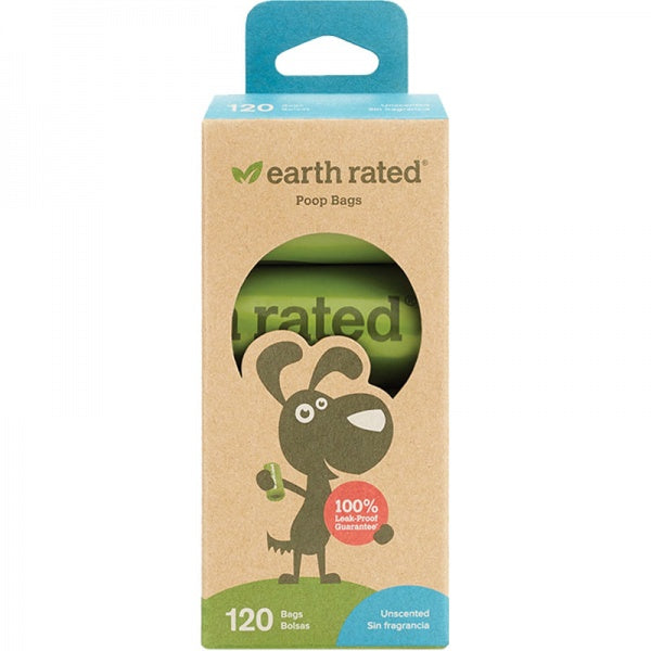 Earth Rated D Unscented Poop Bags 8 rolls