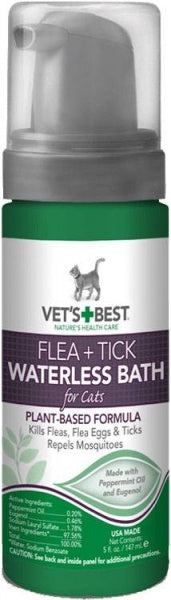 Vet's Best C Flea/Tick Waterless Bath 5oz