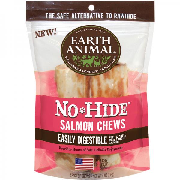 Earth Animal D No Hide Salmon 4" 2-Pack
