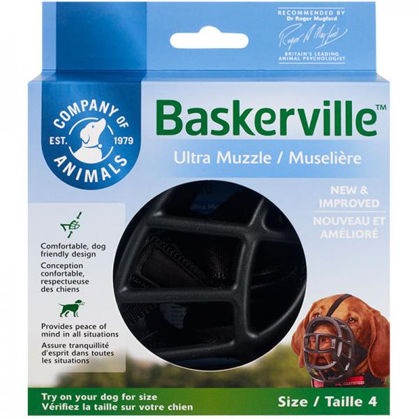 Company of Animals D Muzzle Baskerville Ult Blk LB4