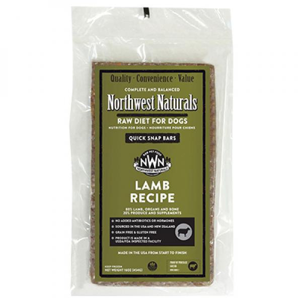 Northwest Naturals D Raw Lamb Bar Bulk 25lb