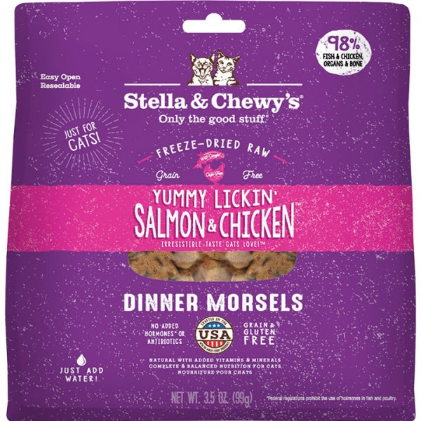 Stella & Chewy's C FD 3.5oz Yummy Lickin Salmon & Chicken