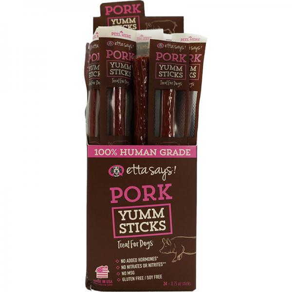 Etta Says! Yum Sticks Pork Dog Treat Etta Says! Yum Sticks Pork Dog Treat