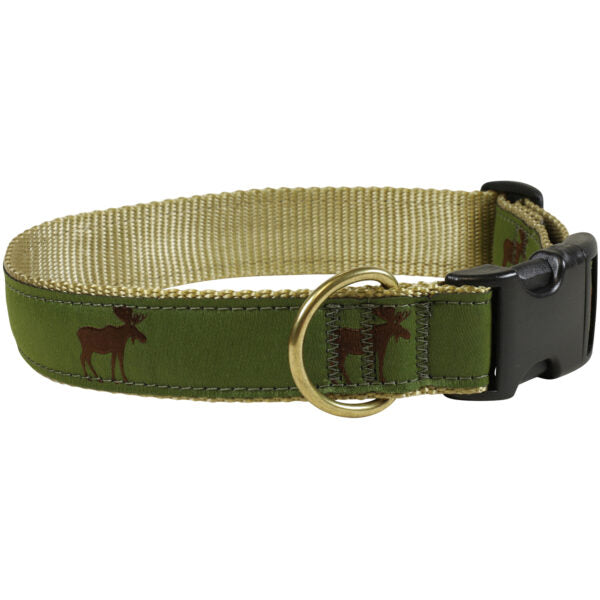 Belted Cow D Collar Moose L 1.25"