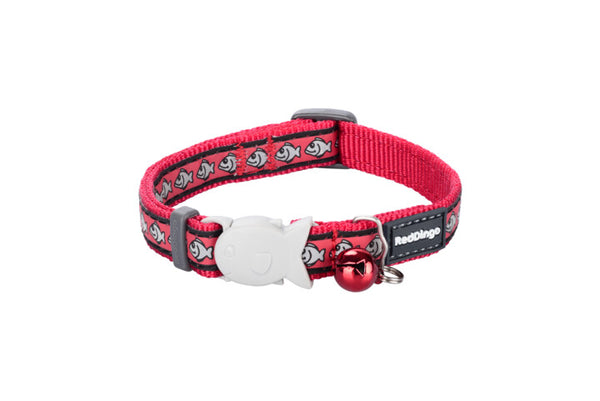 Red Dingo Cat Collar Reflective Red