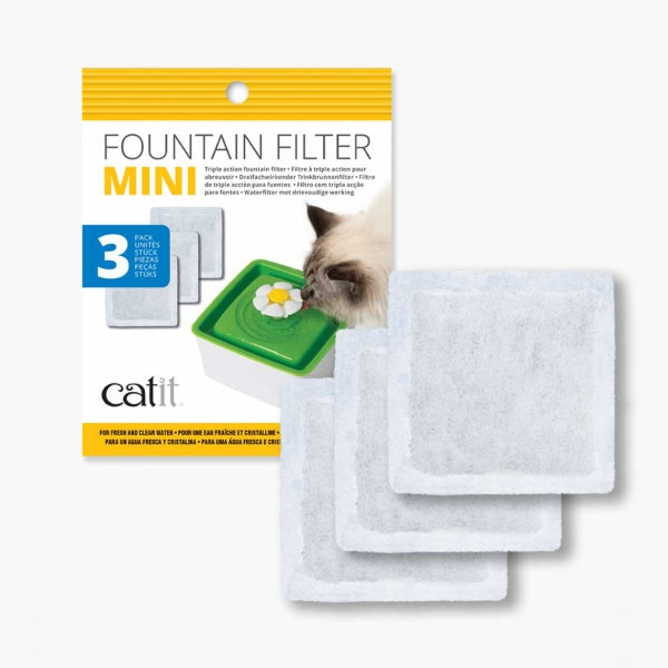 Catit C Mini Fountain Filters Mini 3ct