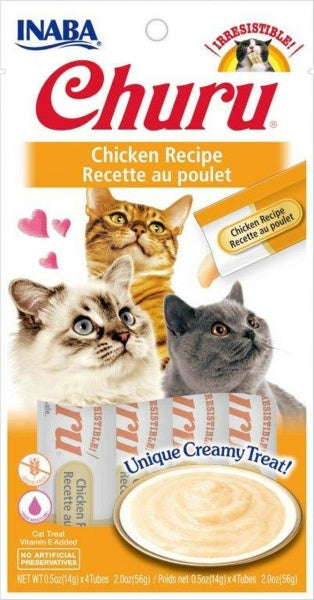 Inaba Cat Churu Chicken Treats 2oz