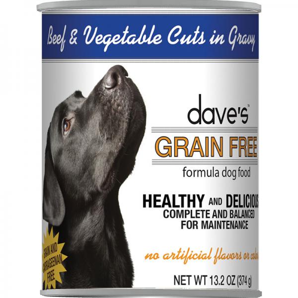 Dave's Pet Food D Can Beef & Veg 13.5oz