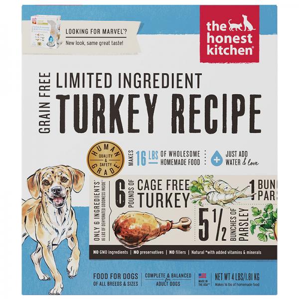 The Honest Kitchen D 4lb Limited Ingredient Turkey