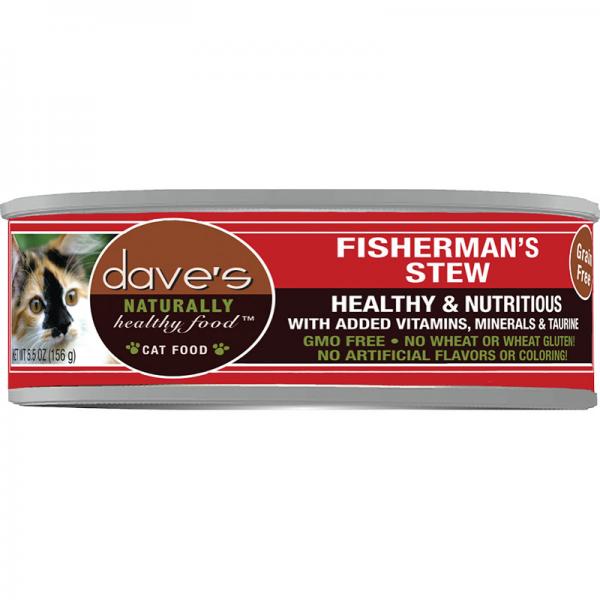 Dave's Pet Food C Can Fisherman's Stew 5.5oz