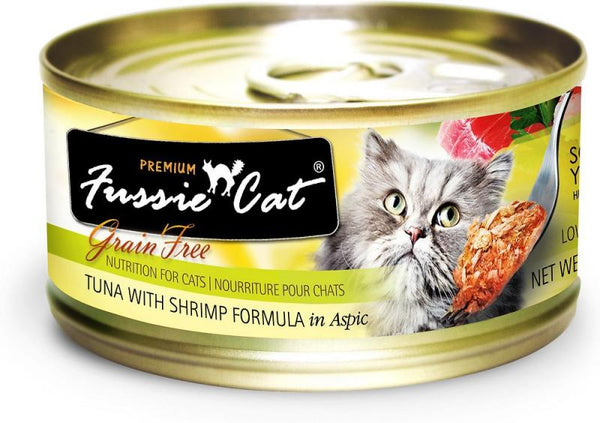 Fussie Cat C Can Tuna & Shrimp 2.8oz