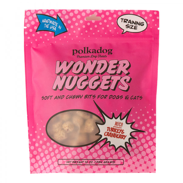 Polka Dog Wonder Nuggets Turkey & Cranberry Pouch 10oz