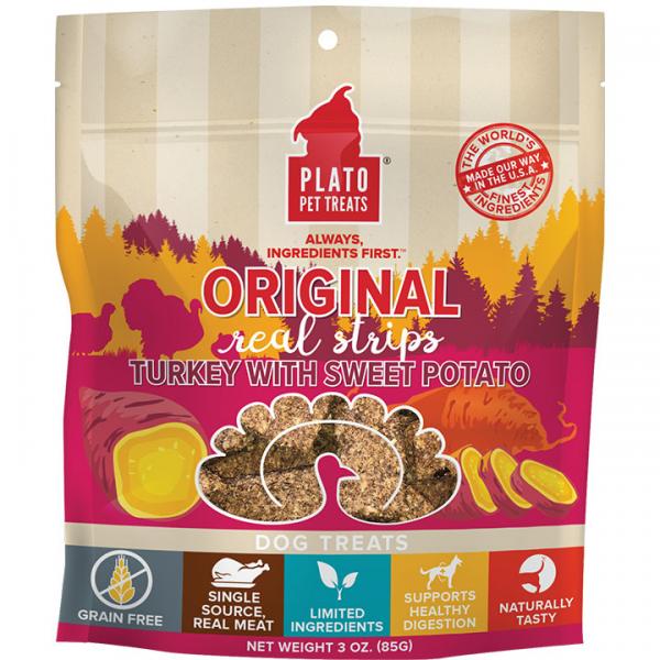 Plato D Original Real Strips Turkey Sweet Potato 3oz