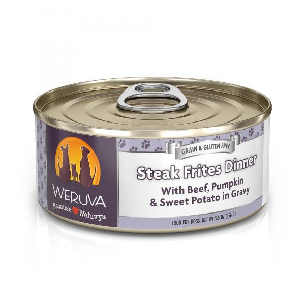 Weruva D Can Steak Frites Dinner 5.5oz