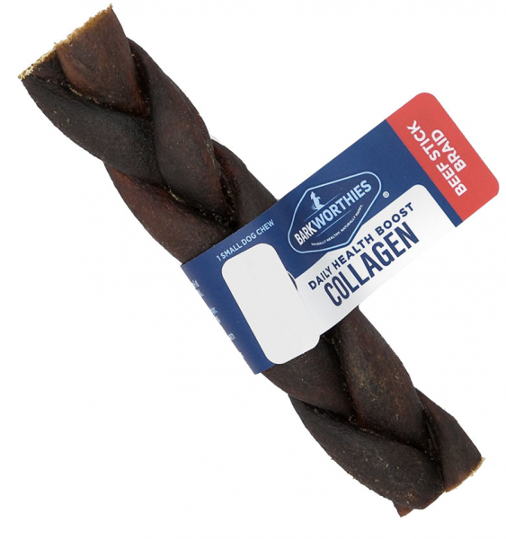 Barkworthies D Collagen Braided Stick 5"