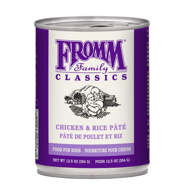 Fromm D Can Classic Paté Chicken & Rice 12.5oz