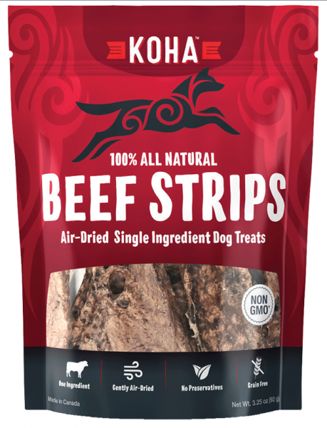 Koha D Air Dried Beef Strips 3.25oz