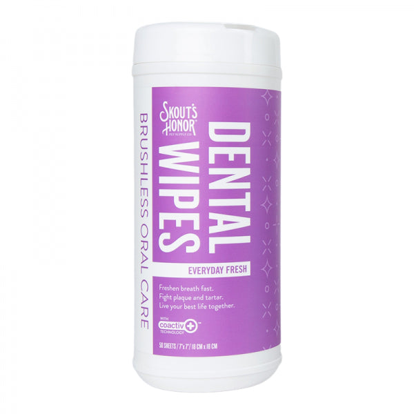 Skout's Honor D Dental Wipes 50ct