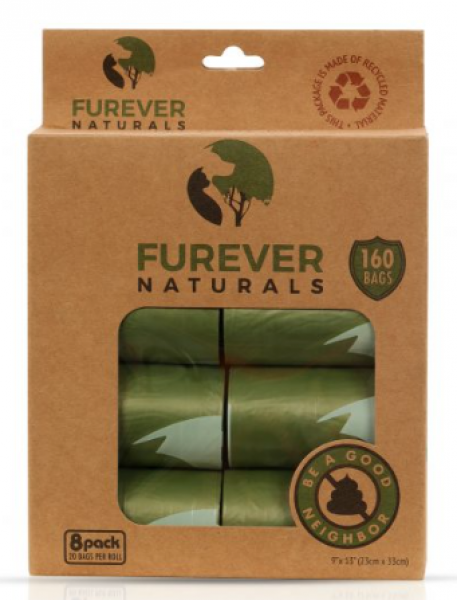 Furever Naturals Unscented Poop Bags 8pk