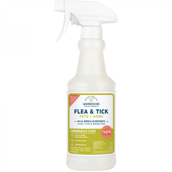 Wondercide Lemongrass Flea & Tick Spray for Pets & Home 16oz