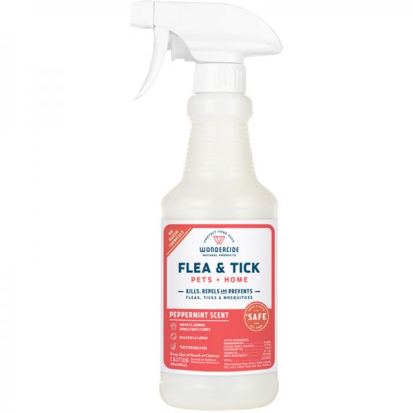 Wondercide Peppermint Flea & Tick Spray for Pets & Home 16oz