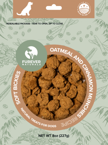 Furever Naturals D Oatmeal & Cinnamon Soft Munchies 8oz