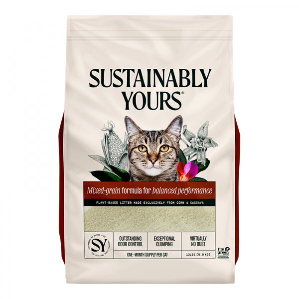 Sustainably Yours C Mixed Grain Litter 13lb