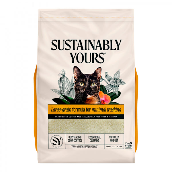 Sustainably Yours C Large Grain Litter 26lb