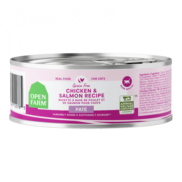 Open Farm C Can GF Chicken & Salmon Pâté 2.8oz
