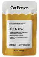 Cat Person C Pouch Saucy  Supplements Skin & Coat 1.05oz