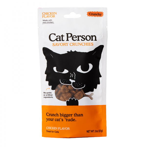 Cat Person C Savory Crunchies Chicken 2oz