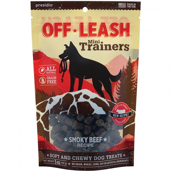 Presidio D Off Leash Trainers Beef 12oz