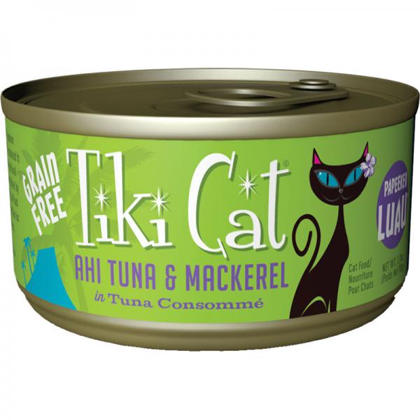 Tiki C Can Papeeko Luau Ahi Tuna & Mackerel 2.8oz