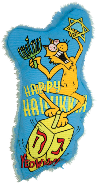 Yeowww! C Catnip Hannukah Dreidel 2025