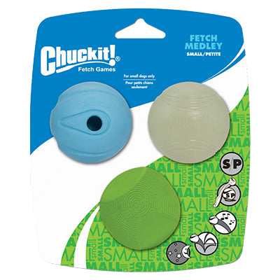 ChuckIt! Fetch Medley Medium 3pk