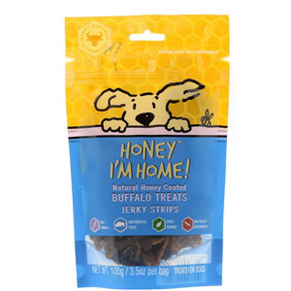 Honey I'm Home D Buffalo Jerky Strip 3.5oz