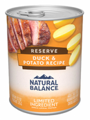 Natural Balance D Can LID Duck/Potato 13.2oz