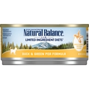 Natural Balance C Can LID Duck/Gr Pea 5.5oz -NLO